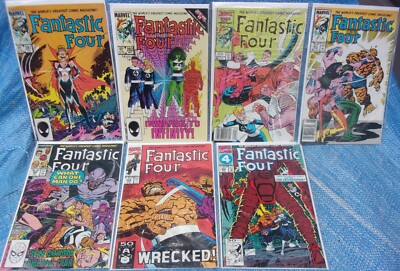 Marvel Comics Fantastic Four Lot #281 282 294 303 328 355 359 She-Hulk Frightful