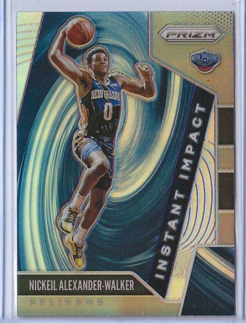2019 Panini Prizm Instant Impact Silver Prizm Nickeil Alexander-Walker RC #13