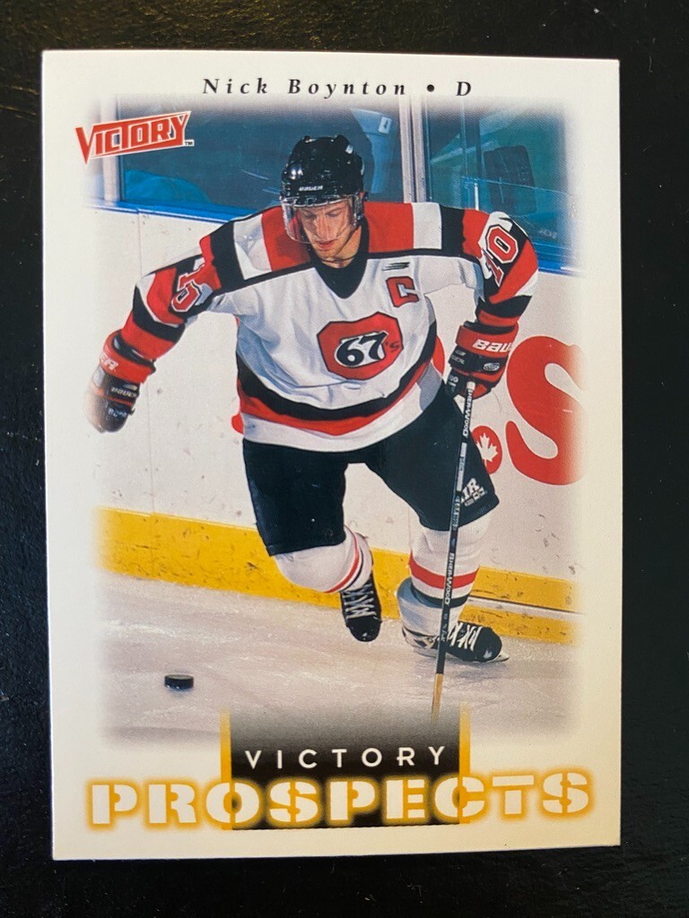 Nick Boynton 1999-00 Upper Deck RC Victory Prospects #372 Ottawa 67's