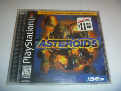 Asteroids (1998) Sony Playstation 1 PS1 Game Complete With Case & Manual