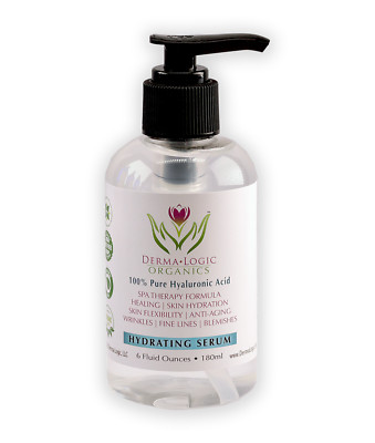 100% Pure Hyaluronic Acid Deep Hydrating Serum Professional Strength Organic 6oz