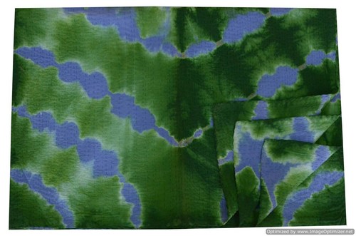 Abstract Design Kantha Quilt Indian Cotton Bedspread Green Blanket Throw Decor - Picture 5 of 5