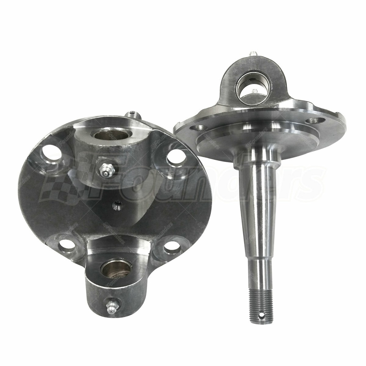 Straight Axle Round Spindles With King Pins & Bushings - For 1928-1948 Ford Models A, B, F1-F4 2 thumbnail image