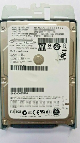 320 GB SATA Fujitsu MJA2320BH  Internal 5400RPM 2.5" Festplatte