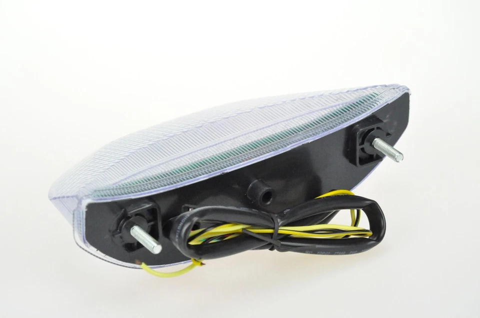 Luz trasera LED señal de giro compatible con Honda 03-06 CBR600RR 04-07 CBR1000RR transparente Foto 4 de 4