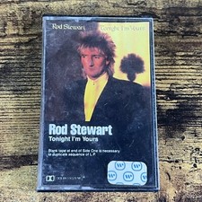 Rod Stewart Tonight I'm Yours Cassette Tape Vintage 1981 WEA