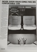 Volvo Vintage Magazine Ad Picture Advertisement 1972 Display Wall Art Decor