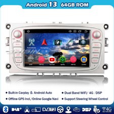 4+64GB Android Navi Autoradio für Ford Mondeo Focus S-Max C-Max Galaxy 4G+Wifi