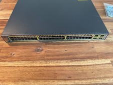 WS-C3750-48PS-S Cisco Catalyst switch 3750 48 10/100 PoE + 4 SFP + IPB Image