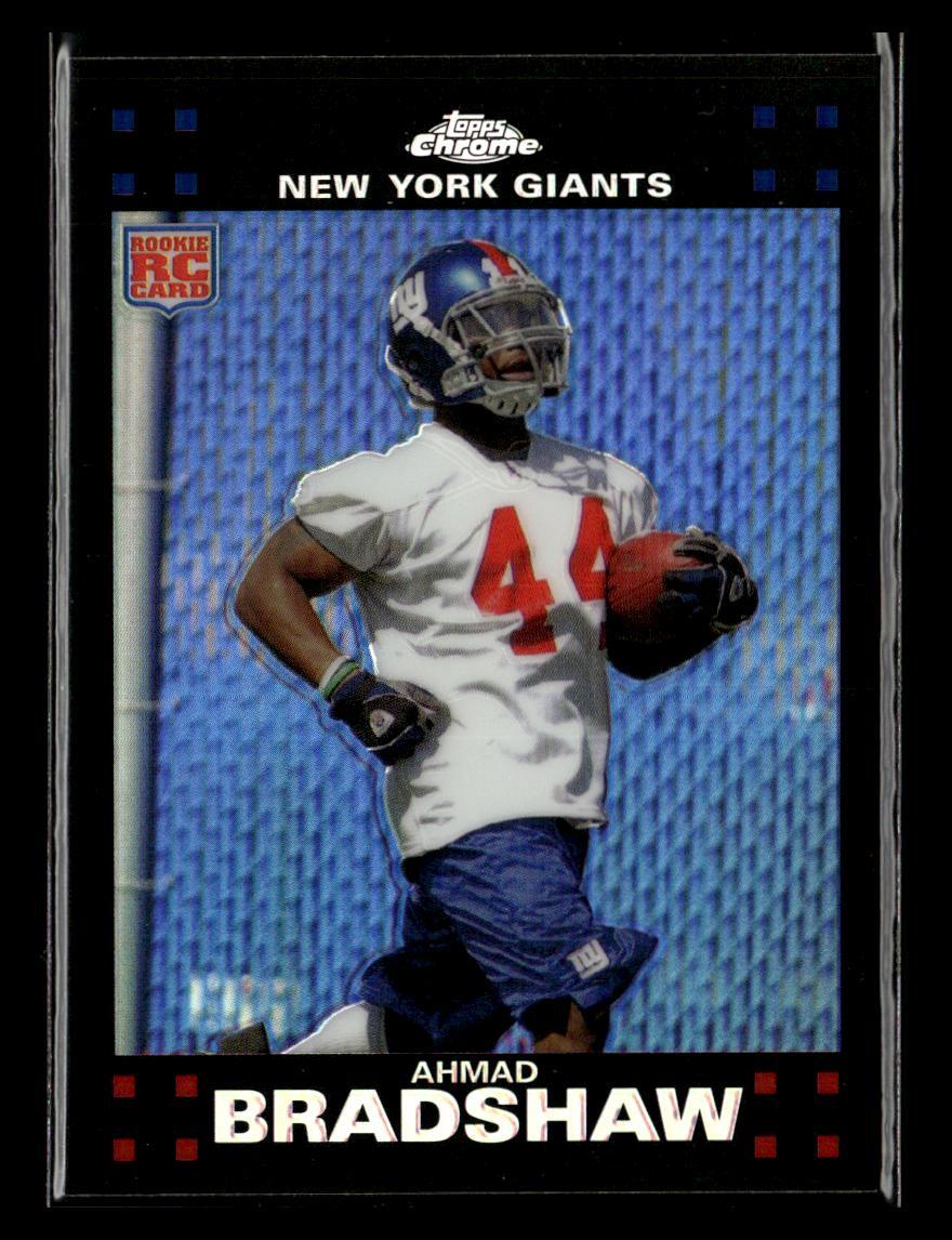 2007 Topps Chrome #TC195 Ahmad Bradshaw Refractors