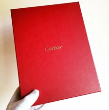 box CARTIER big clutch wallet agenda bag box case folder accessories