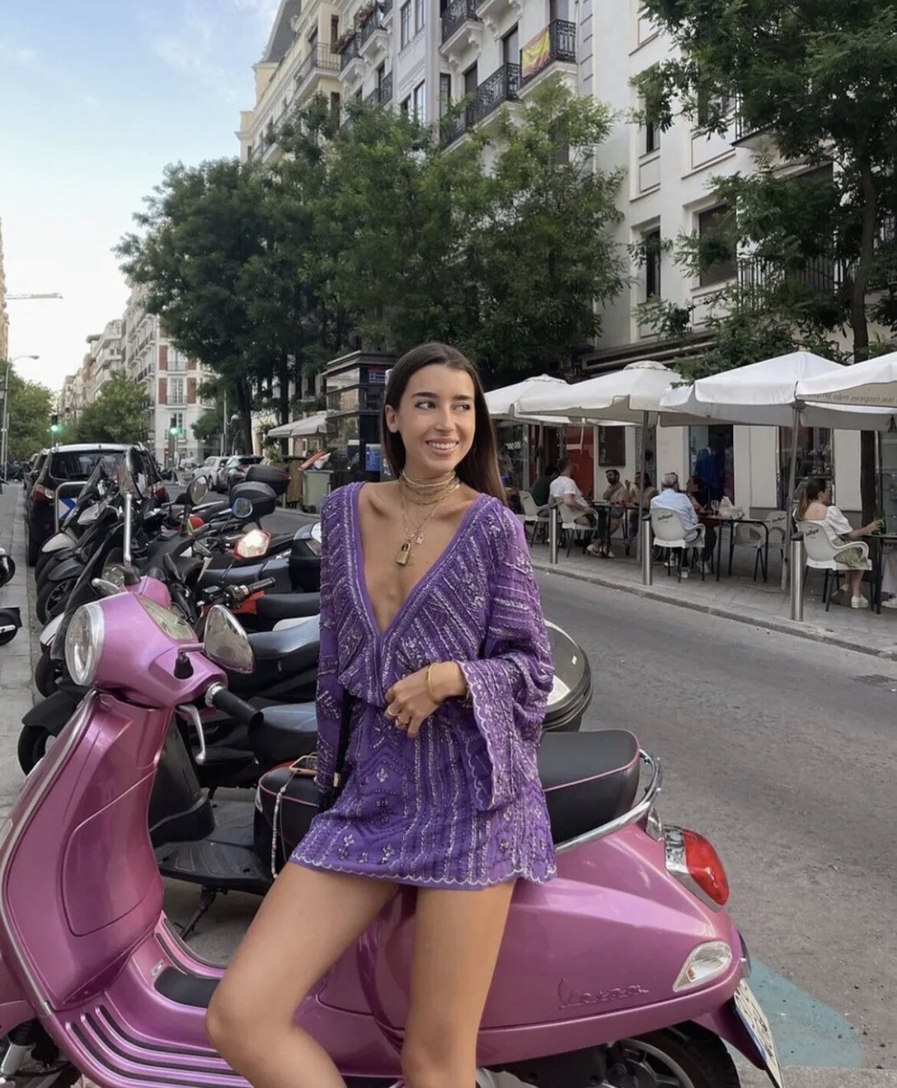 ZARA BEADED TUNIC SHORT DRESS purple SIZE M-L | eBay ZARA BEADED TUNIC SHORT DRESS purple SIZE M-L | eBay
