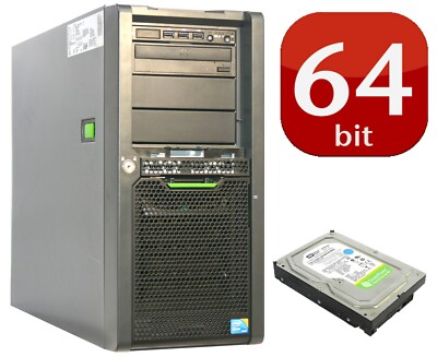 64B 4xCORE SERVER FUJITSU TX140 S1P RAID CONTROLLER 8GB REMOTE MANAGEMENT O50