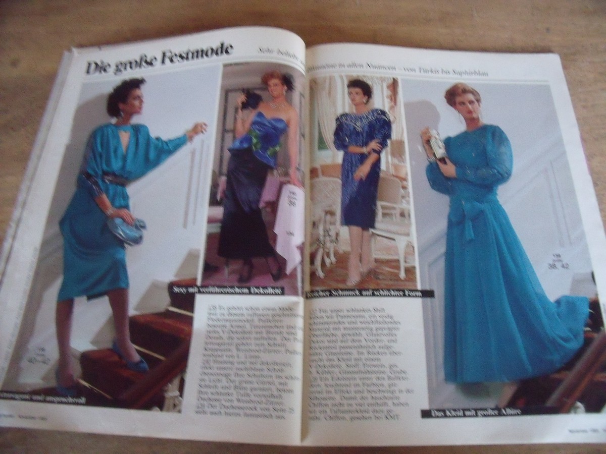 Magazine BURDA MODEN SPECIAL SKI ET SOIREE - Numéro De Novembre 1985, Occasion