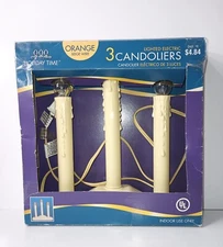 Vintage Candolier 3 Electric Holiday Time New In Box