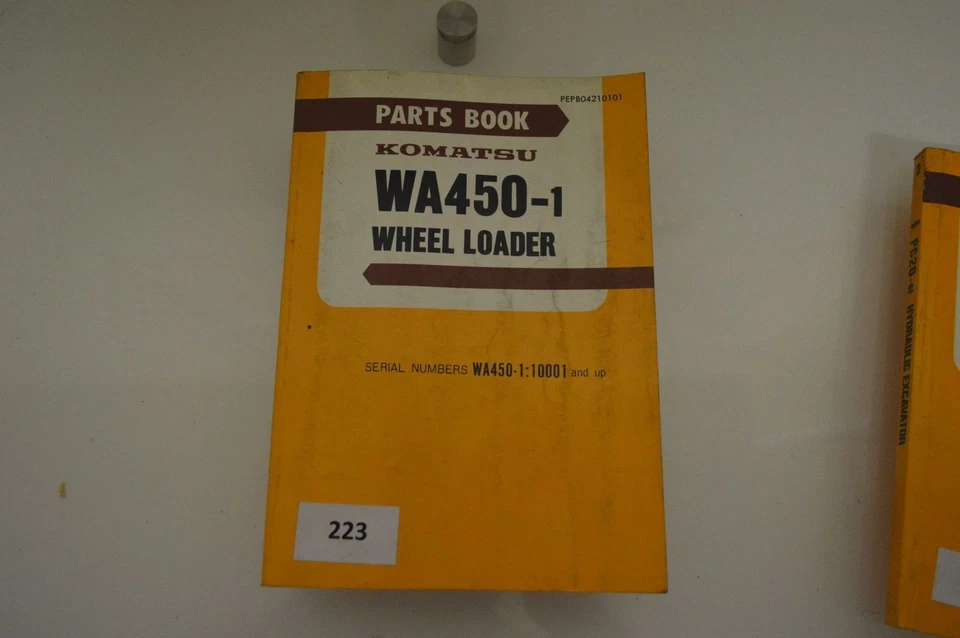 B223 - Komatsu Parts Book - Teile-Katalog für WA 450-1 Radlader - Bild 1 von 1