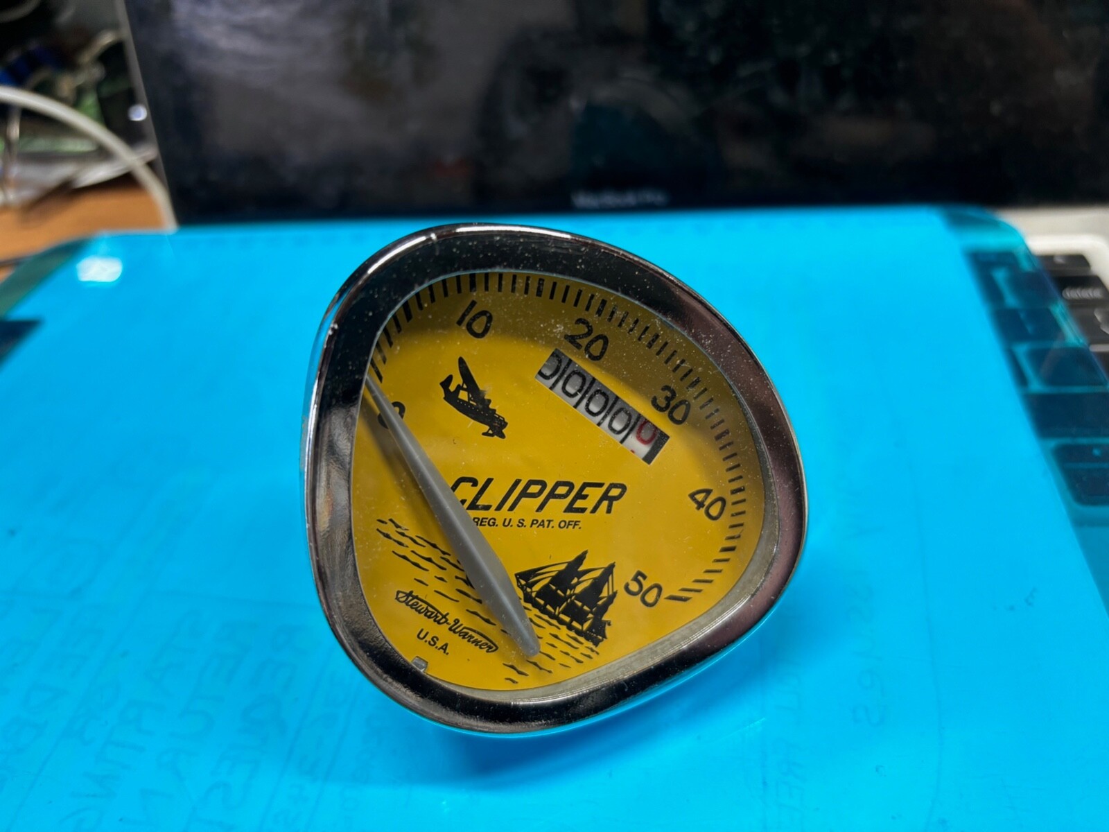 Bicycle Speedometer Stewart Warner HEAD ONLY  ALL METAL USA SUPER DEAL