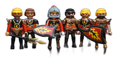 Playmobil Ritter Feuerritter Burnham Raiders Mittelalter Konvolut