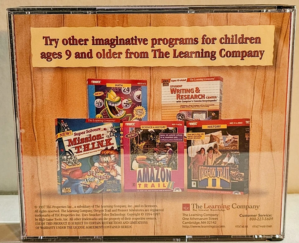 The Oregon Trail 3rd Edition: Pioneer Adventures PC CD Computer Game 1998 - Image 2 of 4