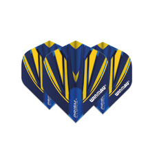Winmau Prism Alpha Standard Dart Flight - Blue Yellow