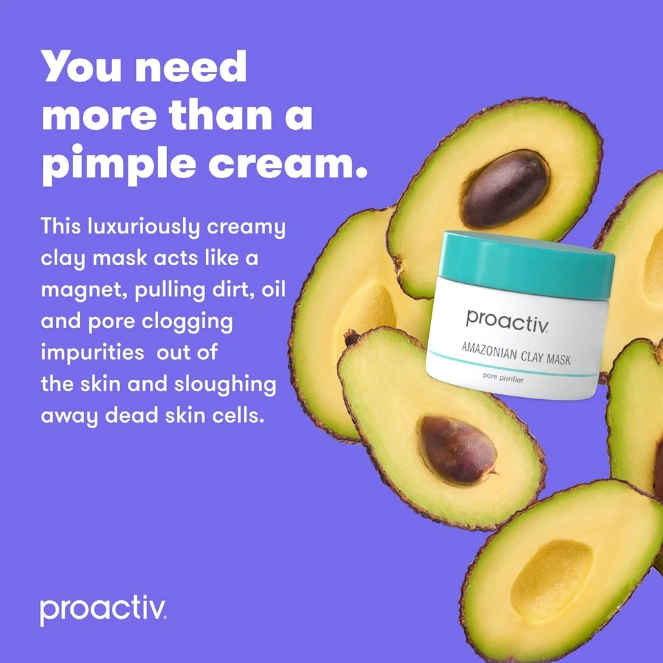 Proactiv Amazonian Clay Mask, Creamy, Natural Cleansing Skin 85ml - Image 3 of 4