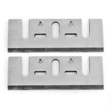 82mm Wendemesse Hobelmesser 2x für Elektrohobel 82x29x3mm HSS Stahl Ersatzmesser