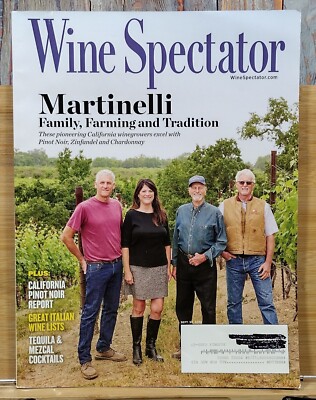 Wine Spectator Magazine SEPTEMBER 30 2023 Martinelli Family, Farming & Tradition