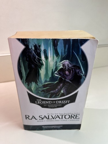 The Legend of Drizzt 25th Anniversary Edition Book R.A. Salvatore, Read for Info - 第 2/9 張圖片