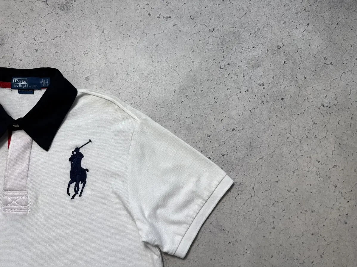 Polo Ralph Lauren #3 Big Pony Vintage Polo Shirt White | eBay Polo Ralph Lauren #3 Big Pony Vintage Polo Shirt White | eBay