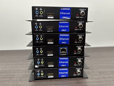 Lot Of 6 Binary B-500-EXT-330-RS-IP Transmitter - D51