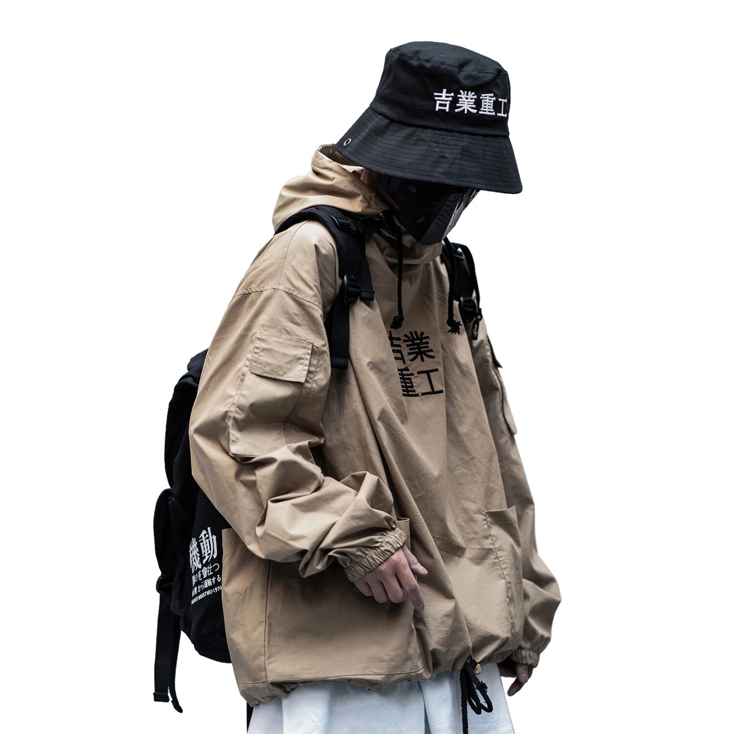 MFCT Japanese Streetwear Lightweight Windbreaker Jacket for Men image 4