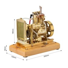 Engine Microcosm H74 Holt Tractor 2-cylinder 4-stroke Gasoline Engine Model