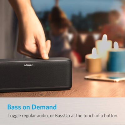Soundcore Boost Bluetooth Speaker, Portable Speaker with Well