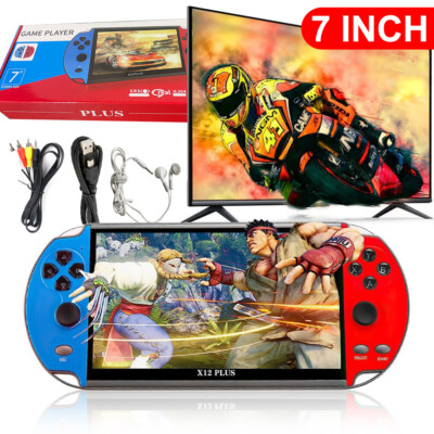 2025 X12 Plus 7inch Video Game Console Handheld Retro Game Player in 1000+Games
