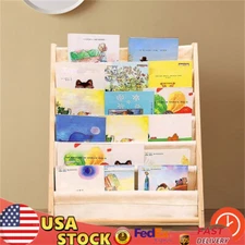Children Kids Book Shelf Storage Rack Organizer Bookcase Bookshelf Display Holde