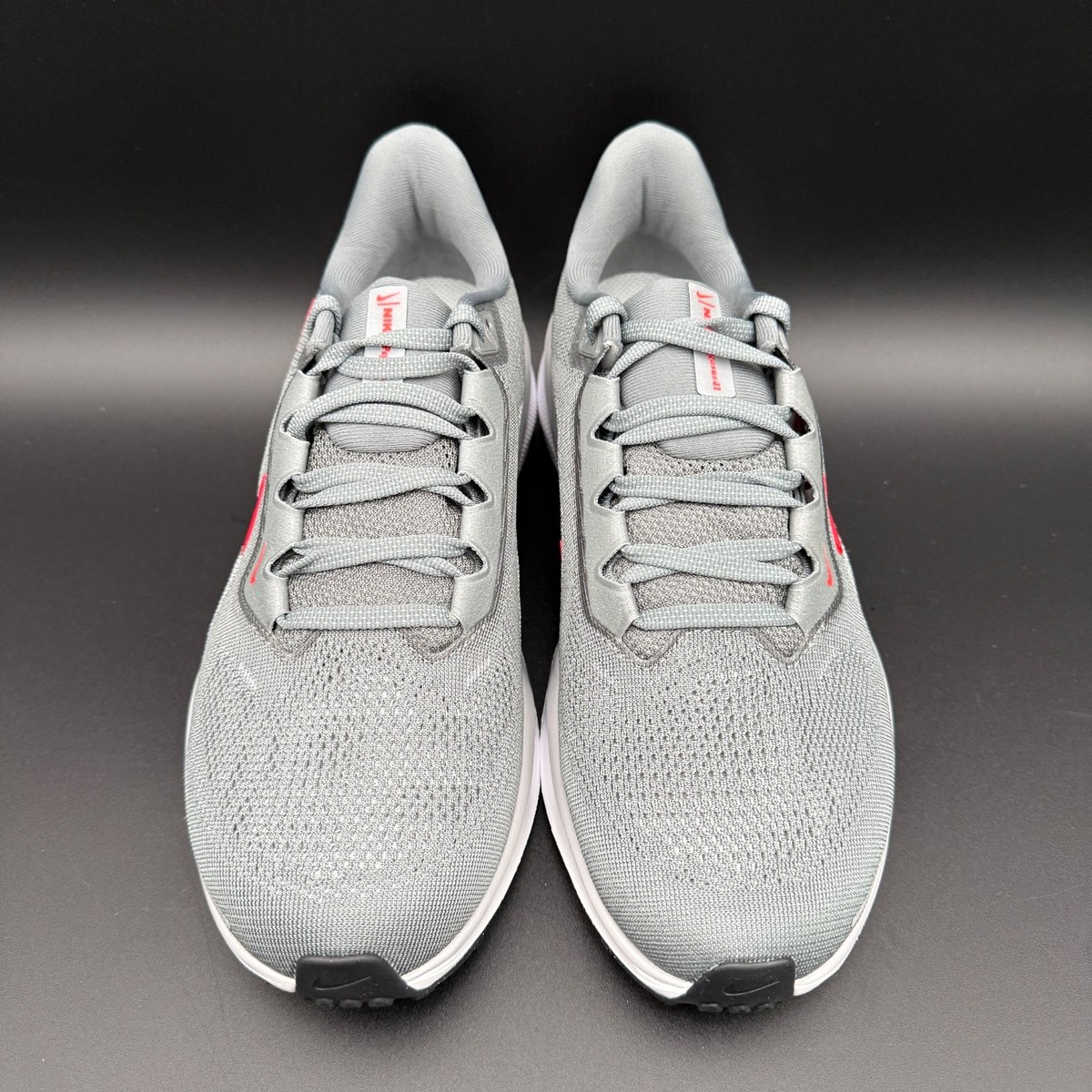 Nike Air Zoom Pegasus 41 COOL GREY BRIGHT CRIMSON Run WALK MEN