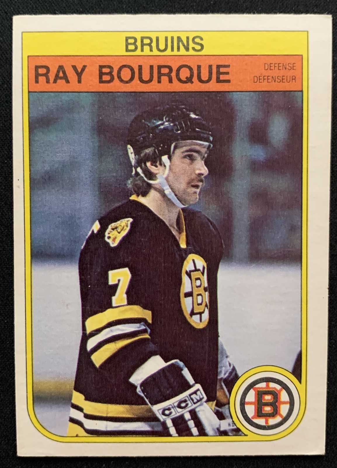 1982-83 O-Pee-Chee #7 Ray Bourque Bruins