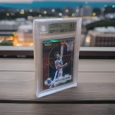 2000 Topps Finest Gold Refractor Sp /100 Keith Van Horn Die Cut #49 BGS 9.5