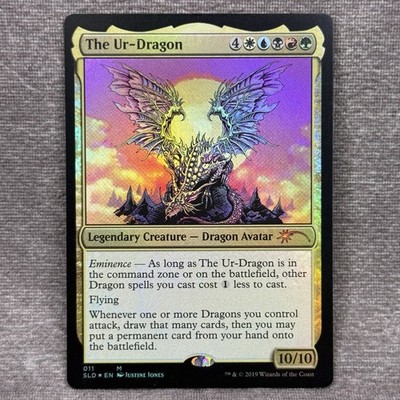 始祖ドラゴン　foil　secret lair　The Ur-Dragon The Ur-Dragon Secret Lair Drop Foil for sale online | eBay