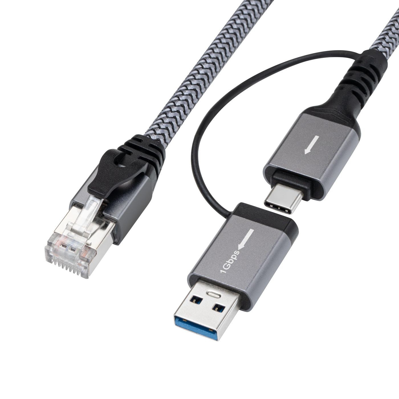 MicroConnect MC-RJ45USBC-02 CAT6 FTP to USB A-C adapter