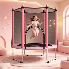 New Joyful Toddler Trampoline 48 Inch Indoor Outdoor Safe Mat 110LB