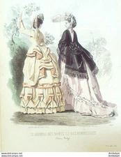 J.Dames & Demoiselles 1862 Fashion Engraving # 960 (Old Fashion Plate)