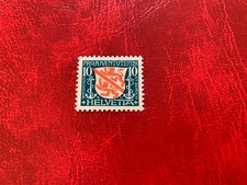 timbre suisse pro juventute 1928 armoiries Winterthur sans oblitération