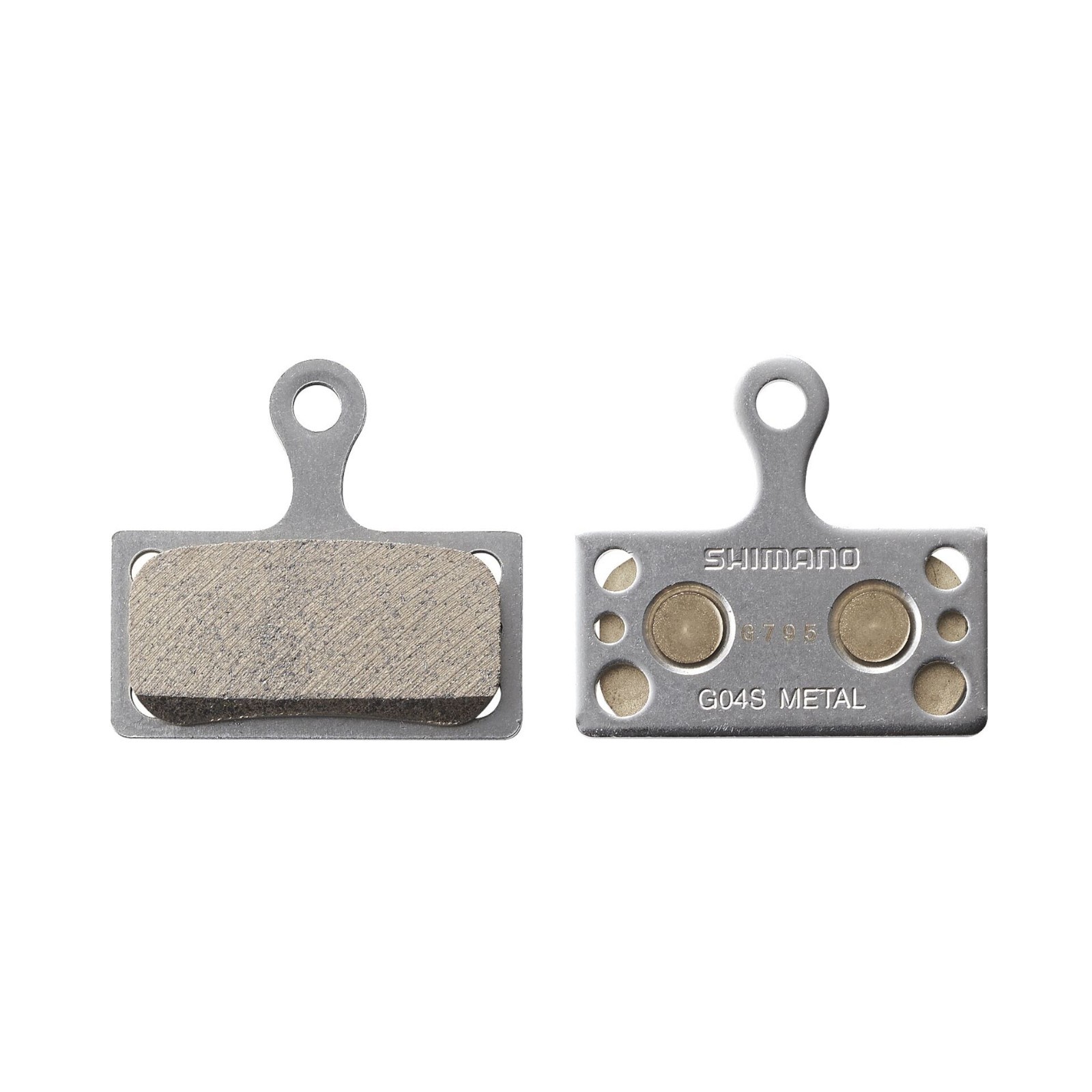Shimano Disc Brake Pads Sintered Metal Steel Backed G04S-MX Genuine Replacement