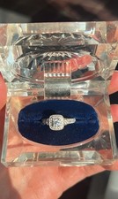 Vera Wang Love Collection Diamond Ring 14k Cushion Halo Engagement Ring