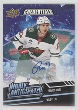 2022-23 Upper Deck Credentials Highly Anticipated Marco Rossi #HA-9 Auto 09ej