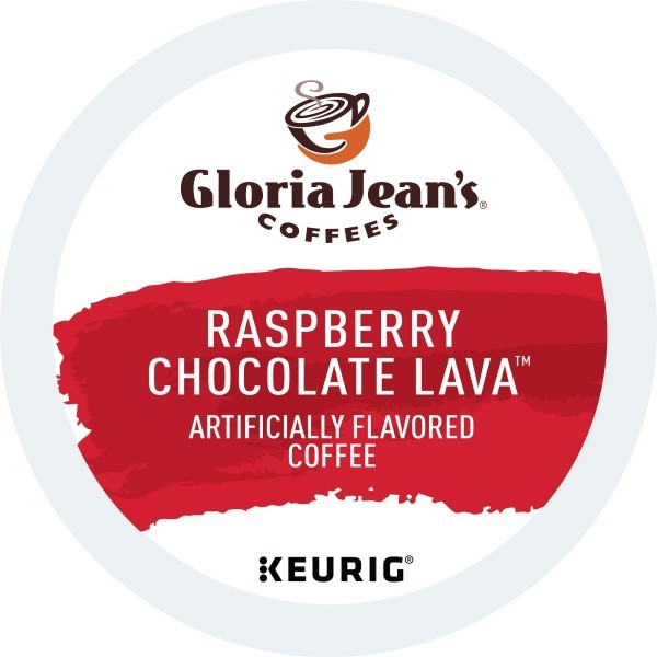 Gloria Jean's Raspberry Chocolate Lava Coffee, Keurig K-Cup 