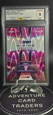 2025 Topps Chrome F1 BWT Alpine Formula One Team Logo #181 Pink 001/250 TGA 9