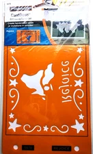 Fiskars Rejoice CardBoss Embossing Stencil Set HTF 2003