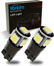 194 LED Bulbs White 6000K Super Bright 5Th Generation, T10, 168 LED Bulb for Ca